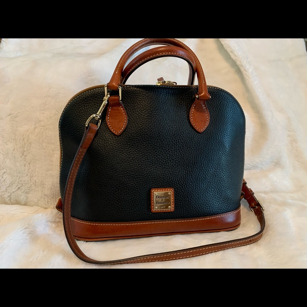 💎Pebble Grain Zip Dooney & BourkeSatchel💎